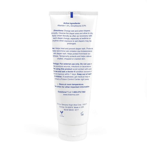 4.0 TriDerma MD Baby Stubborn Diaper Rash Relief Cream, Healing for Hard-to-Heal Diaper Rash, Treat and Prevent Diaper