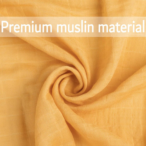 Meracorallo Muslin Swaddle Blanket – Silky Soft Receiving Blanket for Baby Boys and Girls, 47 x 47 inches