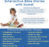 13 28-Button 1-3 LEARNING BUGS Christian Bible Stories Stories and Prayers for Little Ones, Musical Books for Toddlers
