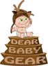 (30" 40") Dear Baby Gear Deluxe Soft Blankets for Newborn Girls and Boys - Custom Blanket - Cute Baby Quilt, Great