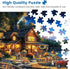 500 Country Friends,20.5 15 Piece Puzzles for Adults | Night Scenery Jigsaw Puzzle for Adults Seniors | Recycled