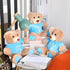 Lenwen 5 Pcs Cute Plush Toy Baby Shower Bear Stuffed Decorations, 14 Inch Stuffed Bear Plush Dolls in Bulk for Boys