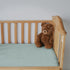 2 Pack, Pack 360 Set Muslin Mini Crib Sheets Soft Breathable Cotton Mini Crib & N Play Fitted Mattress Sheets, Snug