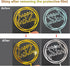 6-Pack Gold Cake Topper Set - Double-Sided Glitter Acrylic Happy Birthday Cupcake Toppers for Decorations