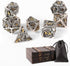 AncientDeer 7pcs Metal Dice Set D&D - Unique Dragon Pattern for Dungeons and Dragons, RPG, MTG, Board Games