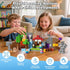 150pcs 4-8, 3+ Magnetic Blocks, Magnetic Building Blocks, Magnet Tiles with Adventure World Blocks, Magnetic Blocks