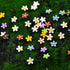 100PCS Mini Resin Daisy Flowers Dollhouse Mini Things Miniature Flowers for Crafts Tiny Things for Fairy Garden Dollhouse Micro Landscaping