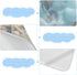 Burbuja 28x52 Baby Cooling Mat Seashells at Beach Bed Pad Ice Silk Cool Mat for Crib Mattress, Sleeping Pad