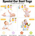 Stuffed Spiral Baby Car Seat Toys, Best Newborn Shower Gifts, Soft Infant Essentials Must Have Stroller Hanging Toys