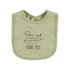 Organic Cotton Baby Bibs - Peas And Thank You, One Size
