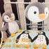 12 inches WEIGEDU King Penguin Stuffed Animals with Embroidered Eyes, Baby Penguin Plush Toys for Boy Girl Kids