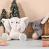 TCBunny Baby Elephant Bedtime Stuffed Animal Plush Toy Gift, 11", Kids, Amy (White)