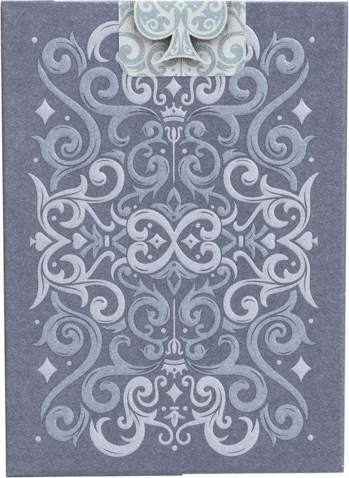 Bicycle Cinder Premium Playing Cards - Silver Smoke Foil, 1 Deck