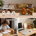 temeilr Set-1880PCSMulti 6 Capybara Micro Building Blocks functional self-assembly Flowers and PLANTS Capybara Cute Pen