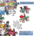 PPuzzling 1000 Teacups Puzzle for Adults Pieces, Colorful Tea Time Jigsaw Puzzles Features Classical Coffee Tea Cups