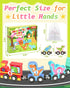 Oomloid 11 Set 1 2 3 1-3, 2-4 Pcs Magnetic Dinosaur Train Montessori Toys for Years Old Toddlers Boys Girls, Wooden