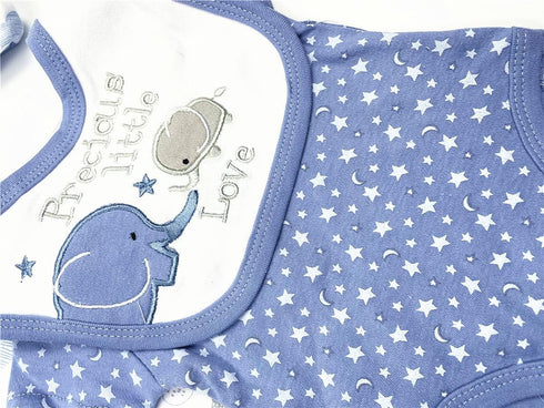 5pcs Set 20-23 inches Reborn Baby Doll Clothes Little Elephant Outfit for Reborn Baby Boy Doll Clothes Accessories
