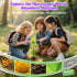 Flooyes 5-12, 5MP 4X 4 5 6 7 8 9 10 11 Microscope for Kids HD Digital Handheld Microscope with Magnification, Mini
