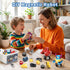 Cooldele 3-5 4-8, 36 3-8 STEM Magnetic Robot Building Toys for Kids and Pieces Transformable Stacking Robot Blocks