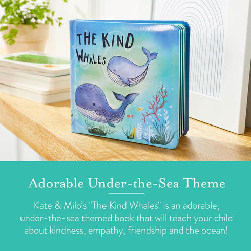 Kate & Milo The Kind Whales Board Book - Baby’s First Book About Kindness - Developmental Learning Book for Toddlers