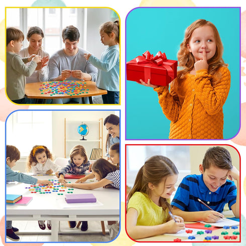 Chuangdi 500 Pcs Star Erasers Bulk Mini Erasers for Kids School Awards, Colorful Fun Erasers for Party Favors