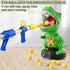 NIPLOOOW 3-8 3 4 5 6 7 8 Moveable Dinosaur Shooting Toys for Kids Years, Movable Shooting Target Toy with Air Pump