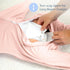 (6-12 SleepingBaby Bamboo Zipadee-Zip Transition Swaddle - EverSoft Starfish Design Breathable Wearable Blanket