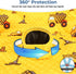 COOLBEBE Infant Car Seat Protector for Potty Training, Dry Waterproof Car Seat Liner Toilet Training for Baby Infant