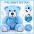 Jenaai 16 Pieces Stuffed Animals, 13.8 Inch Plush Bears with Bow for Baby Shower Wedding Christmas Birthday Favors