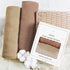 babify 2pack) Baby Swaddle Blanket Neutral - Lightweight and Breathable Muslin Swaddles for Newborns - Receiving
