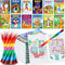 BenLouis 12 Christian Mini Coloring Books Kids with 12 Stacking Crayons Bible