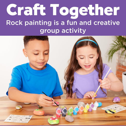 6+) Creativity for Kids Rock Painting Kit - Hide and Seek Rock Kit, Arts and Crafts for Kids, Gifts for Kids (Ages