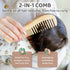 NEFERTOT Set Wooden Baby Hair Brush Grooming Kit with Beech Wood Goat Hair Brush, Cradle Cap Brush, Silicone Scalp