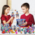 28 Pack Set SURCVIO Valentines Day Gifts for Kids, Galaxy Slime with Greeting Card Box Stress Relief Fidget Toy
