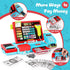 52PCS 3 4 5 6 maysida Toy Cash Register for Kids with Sound Music/Scanner/Microphone/Credit Card/Play Money, Pretend