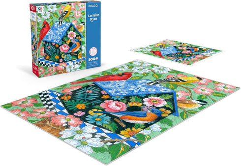 Ceaco - Lorraine Ryan - Elegant Birdhouse - 500 Piece Jigsaw Puzzle
