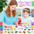 PLAY Unicorn Playdough Sets for Kids Ages 4-8, Ice Cream Set DIY Toy, Safe & Non-Toxic Playdough Set for Girls