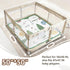 50" 50" Baby Play Mat, x Baby Floor mat, Thick Cushioning Padding Foam Playpen Mat for Babies and Toddlers to Play
