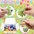 24 Pack 3D Prefilled Easter Eggs with Animal Pop Fidget Toys, Plastic Eggs with Silicone Pop Toys, Easter Egg Hunt