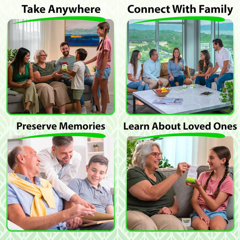 200 Generations Conversation Cards - Deep, Fun & Reflective Questions to Spark Connection - Perfect for Kids, Parents
