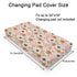Retro Boho Floral Changing Pad Covers Vintage Flowers Unisex Diaper Change Pad Table Sheets for Boys Girls Summer Wild Flowers Soft Breathable Stretchy Baby Changing Table Mats 32''x16''