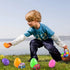 12 JOYIN Pcs Easter Eggs Filled with Pull Back Monster Cars, Easter Trucks Cars for Kids Egg Hunt, Basket Stuffers