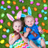 518 -2.36" 18 NEWBEA Easter Eggs Bright Colors Plastic Easter Eggs Empty Include Golden Eggs Perfect for Eggs