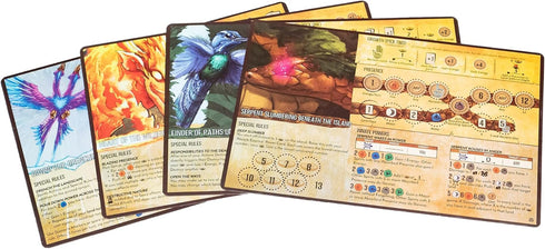 Greater Than Games | Spirit Island: Feather & Flame - Foil Panels, Cooperative Strategy Board Game Accessory Upgrade
