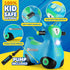 WADDLE Bouncy Hopper Inflatable Hopping Animal Scooter for Toddlers and Kids, Pump Included (Blue Zoomer)