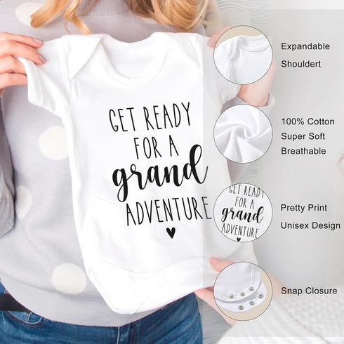 Set, Pregnancy Announcement for Grandparents, Baby Reveal Ideas Gifts - Promoted to Grandma & Grandpa Coffee Mug Baby