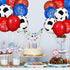 60 Pieces Blue Red Western Cowboy Bandana Balloons 12 Inch Latex Balloons Arch Garland for Baby Shower Birthday Party