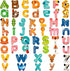 Magnetic Letters Toys for Toddlers, 26PCS Uppercase + 26PCS Lowercase Educational Alphabet Magnets