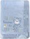30x40 Fleece Baby Nursery Blanket with Satin Trim for Boys, Girls, and