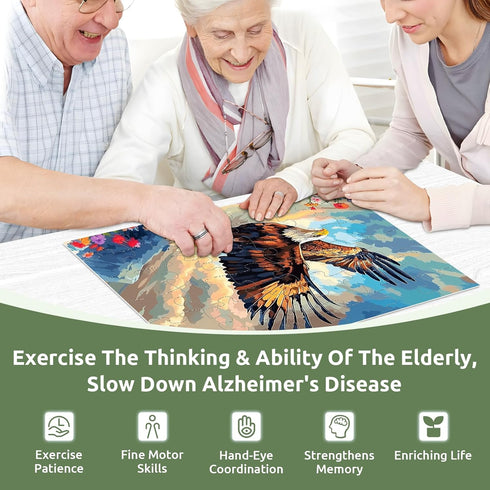 6 Pack 36 6 Large Piece Puzzles for Seniors, Dementia Alzheimer's Products Activities for Elderly Adults,Alzheimers